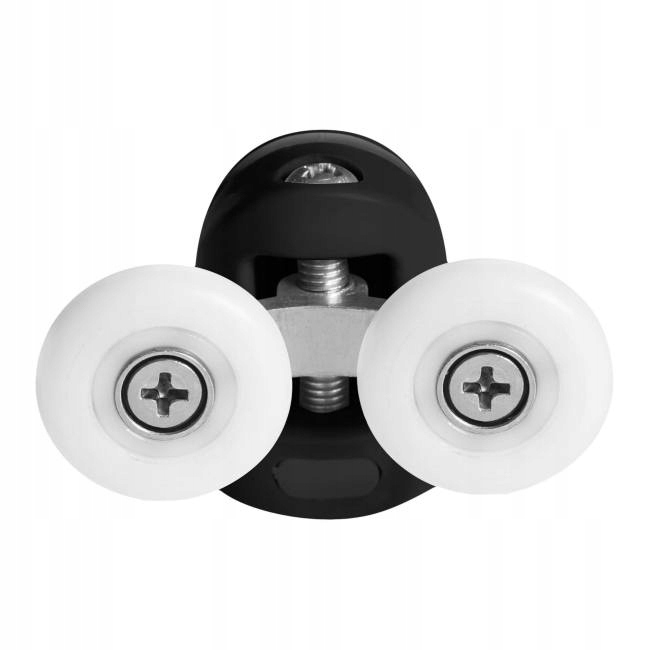 Valčeky pre horné kabíny čierne 23 mm 2 ks