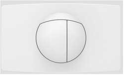 Tlačidlo SANIT splachovača WC DOUBLE BIG WHITE