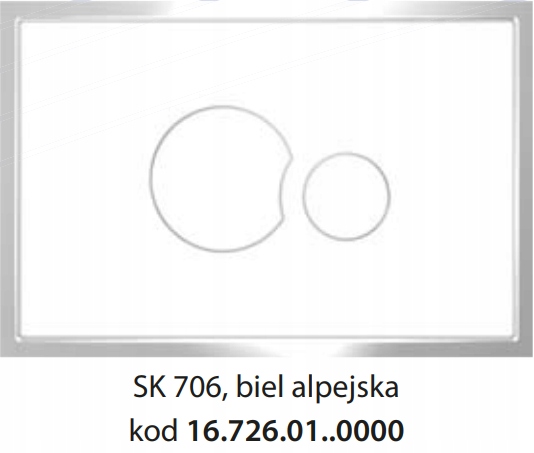 SK 706 SANIT flush MATERIAL SZCZTUCZNE