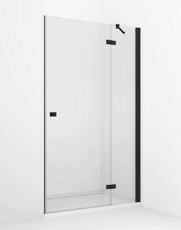 Sprchová zástena - Sanswiss annea dvere an13 120 cm pravá čierna čiara