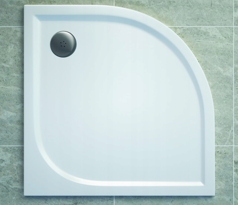 Sprchová vanička - Sanswiss Paddling Pool Tracy War 80x80 Half -Round+SIPHON