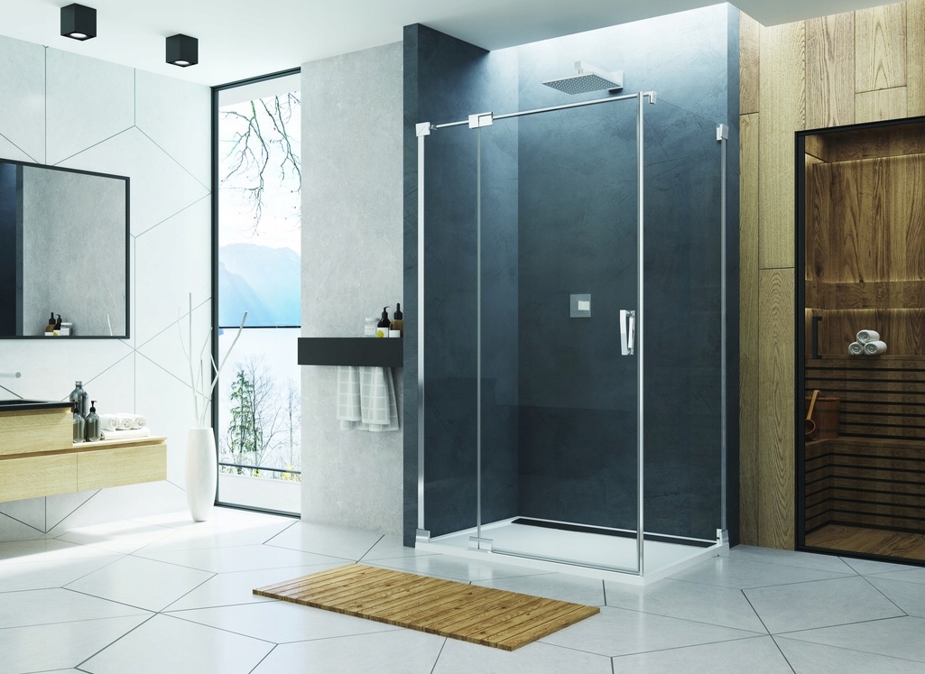 Sprchový kút, kabína - Sanswiss Cadura Cabin 80x80 CA13+CAT1 Dvere+nové