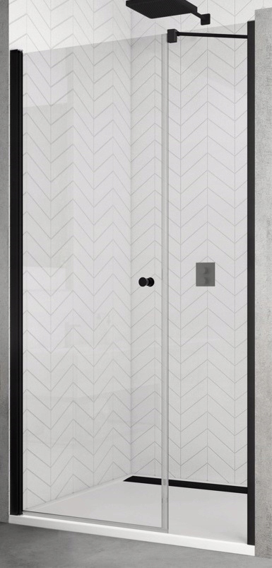 Sprchová zástena - Sanswiss Solino Door Sol31 90 cm pre čierny výklenok