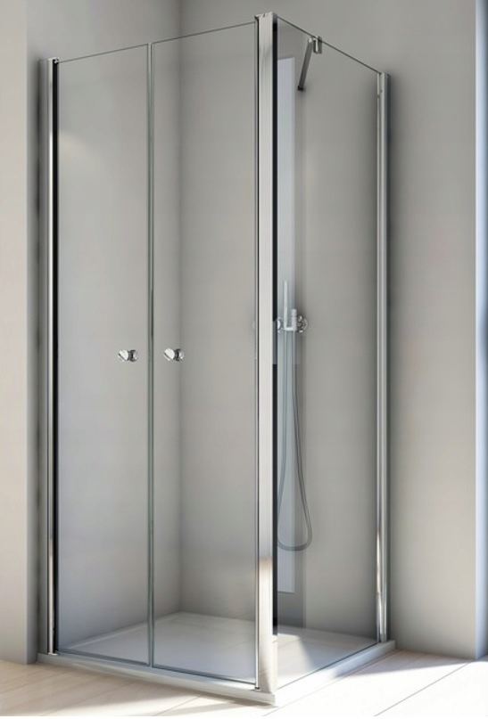 Sprchový kút, kabína - Sanswiss Solino Cabin 100x100 SOL2+Solt2 Dvere+ŚC