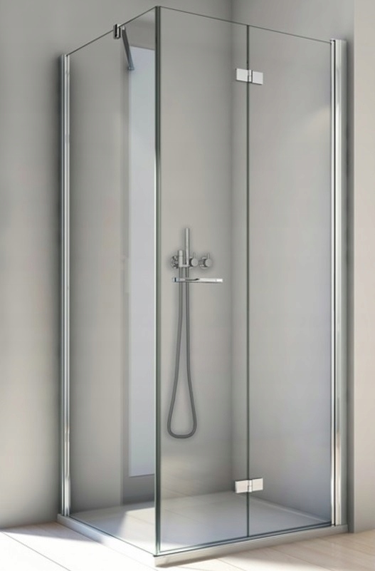 Sprchový kút, kabína - Polovičná sprchová skrinka MS500 Swiss 90x90