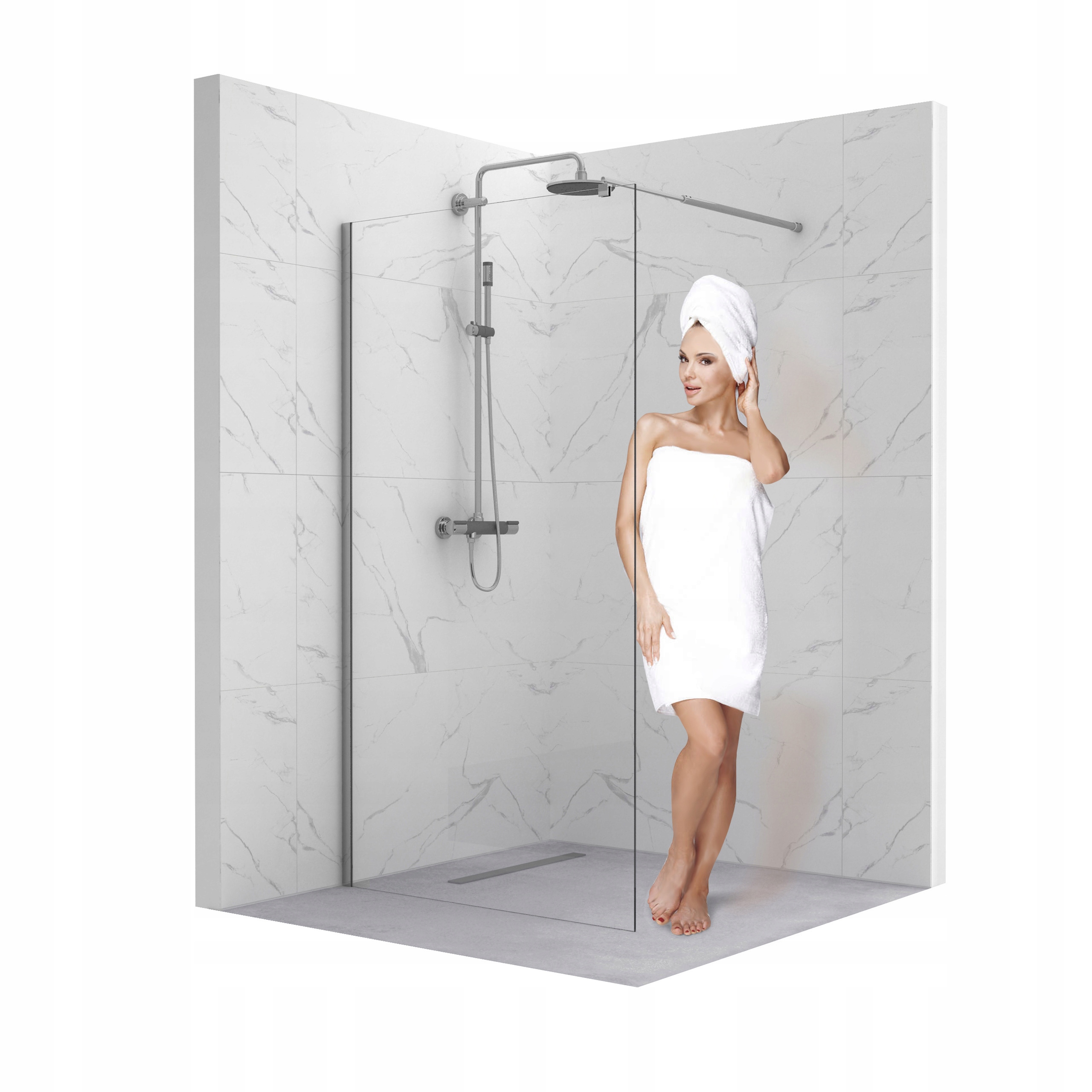 Sprchová zástena - Sanswiss Top-line S dvere TLSP 90 cm lesk