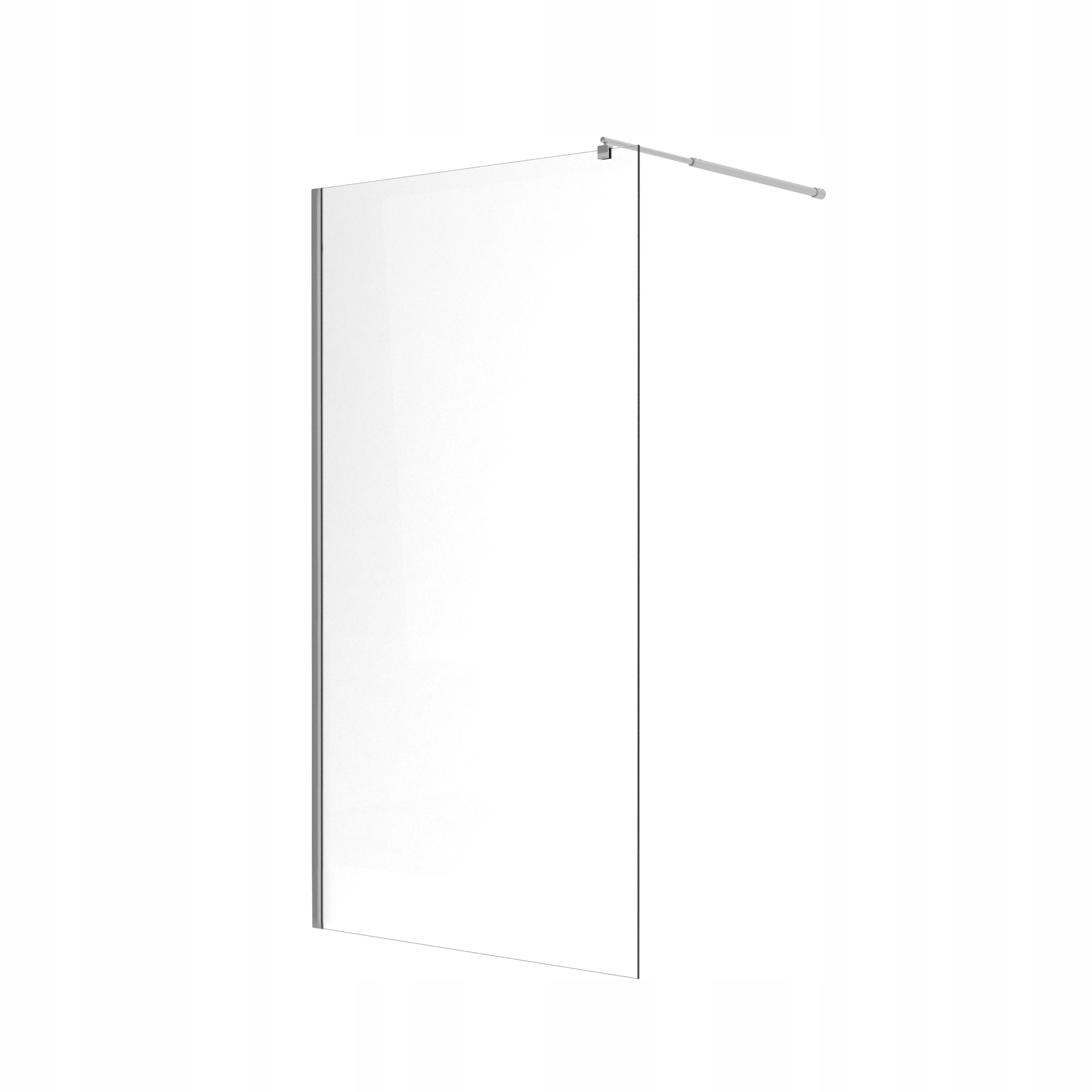 Sprchová zástena - Nástenná sprcha sklo 80 cm skla 8 mm chróm