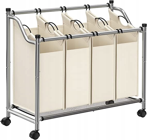 Kôš na bielizeň -  SongMics Laundry Basket 140 l biela