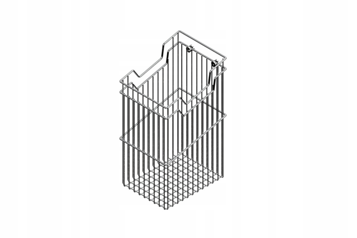 Kôš na bielizeň - Starax S-8111-C spodná bielizeň Bashing Basket 30 Chrome