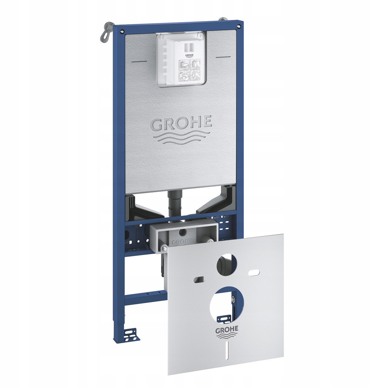 Podomietkový WC modul -  Flush Rám s tlačidlom Roca Duplo Chrome