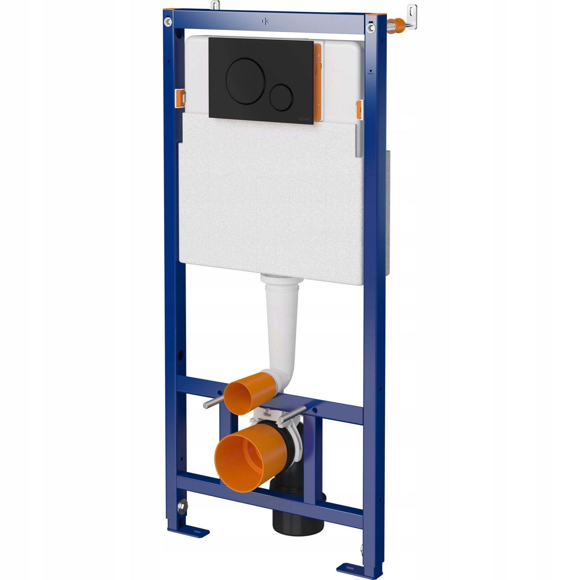 Podomietkový WC modul -  Geberit Duofix BASIC UP100 Frame Čierne tlačidlo