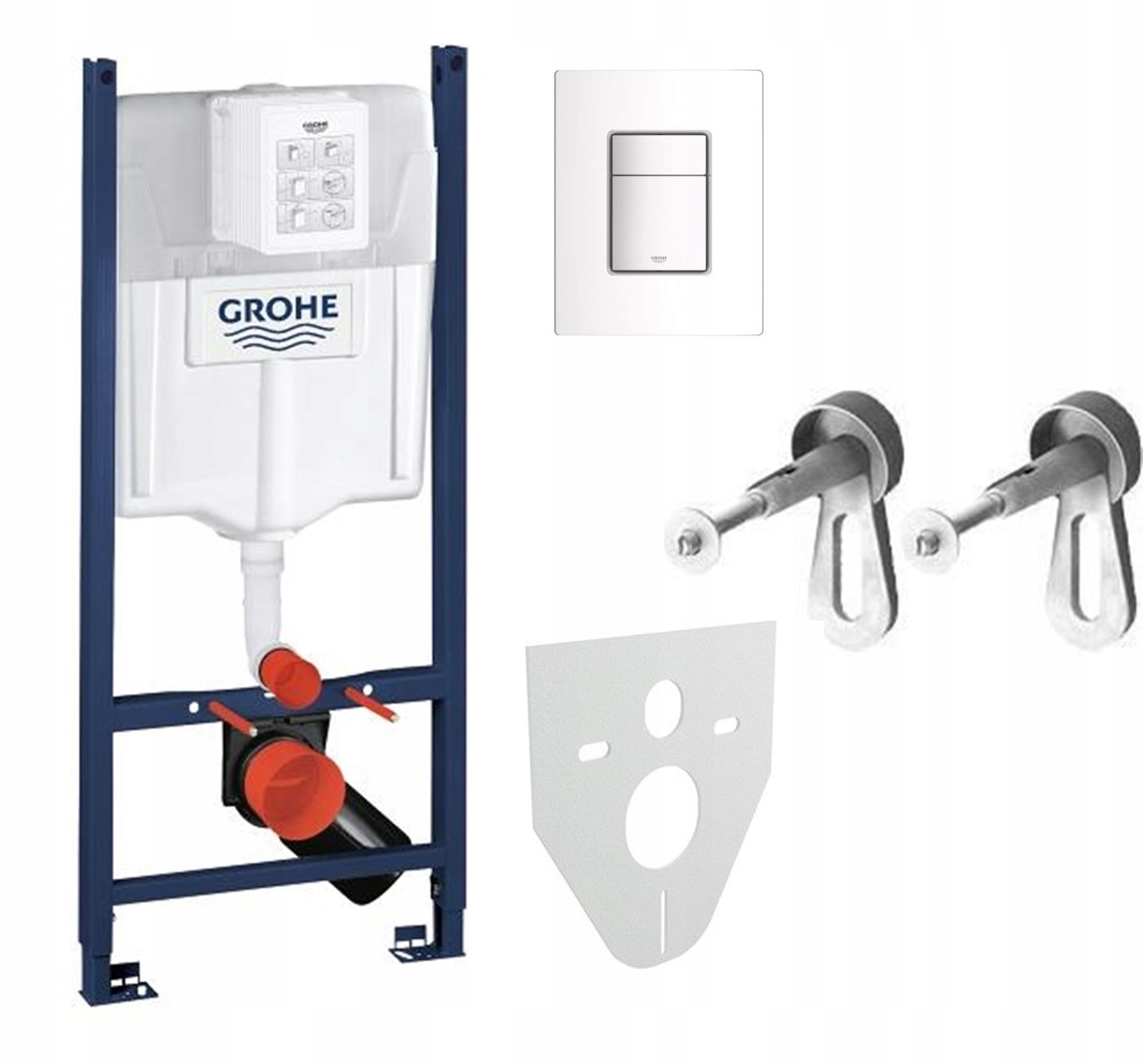 WC list Shoe Grohe Rapid SL 4W1 Skate White