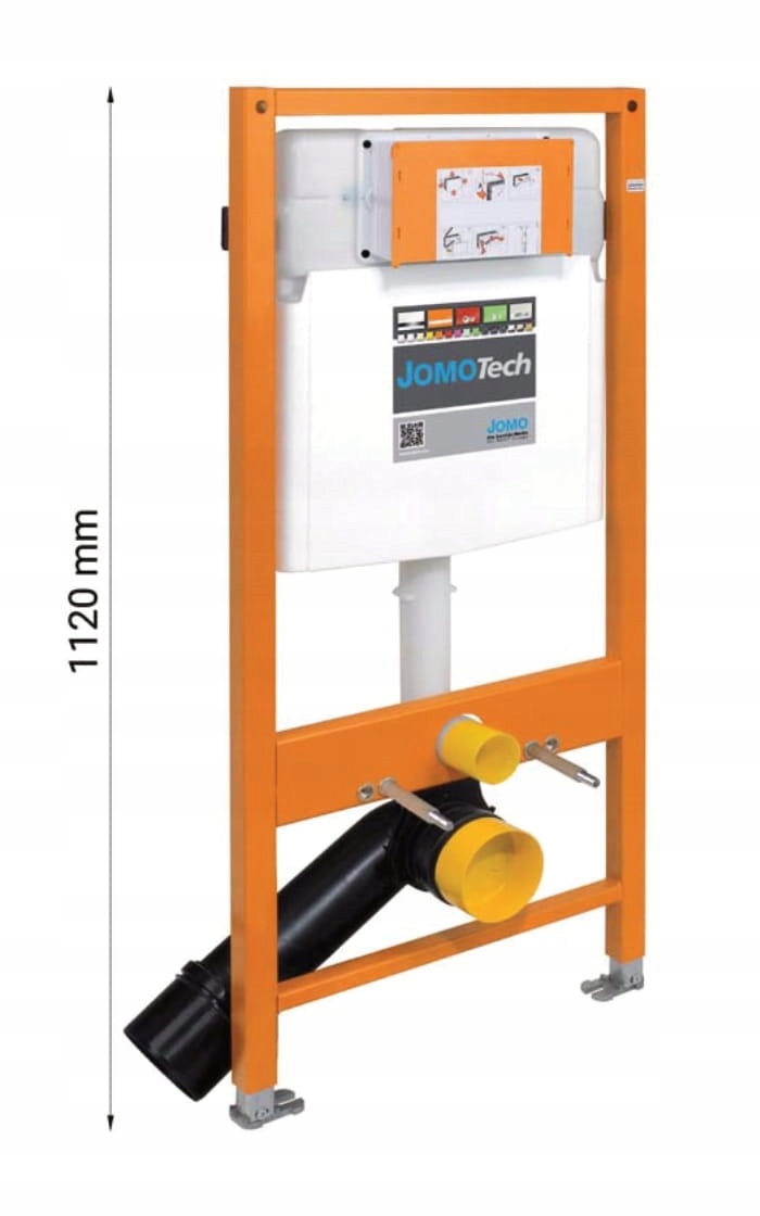 Podomietkový WC modul -  Werit Jomo zatajoval výšku toalety 112 cm