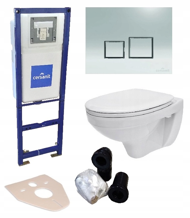WC misa - Cleanon misa zavesenie bieleho creaa crea