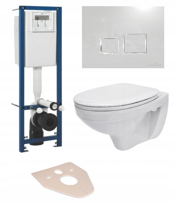 WC misa - Rám rámca WC 35 cm cieľový Delfi w/o