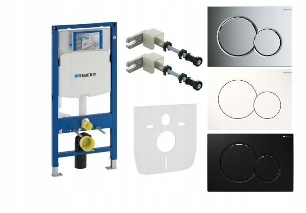 Podomietkový WC modul -  GEBERIT UP320 WCSIGMA 111.320.00.5+tlačidlo