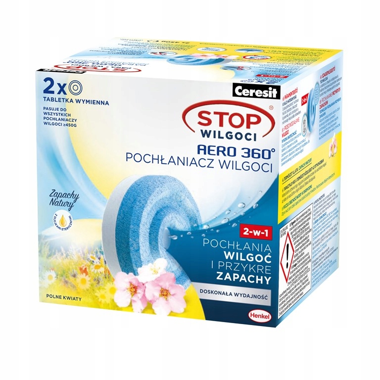 Pohlčovač vlhkosti - Aero vlhkosť zastávajte kvetinové tablety 2x450g