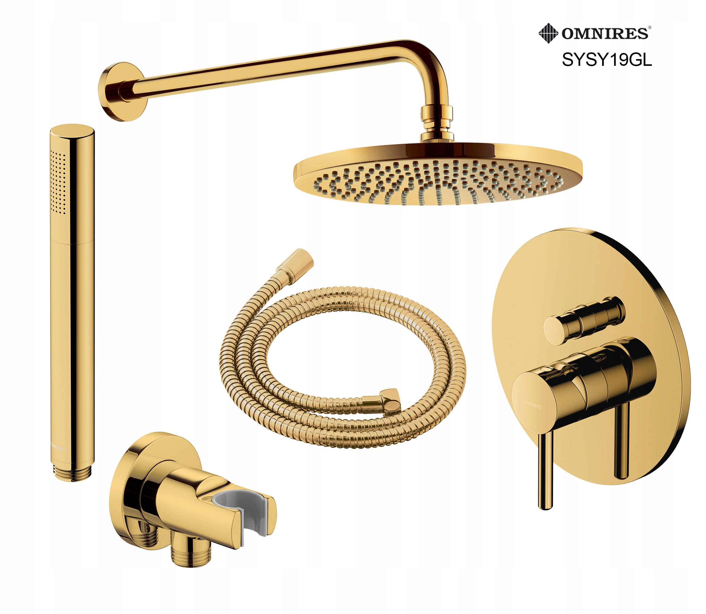 Kefka -sprchovací systém Golden Omnires SYSY19GL