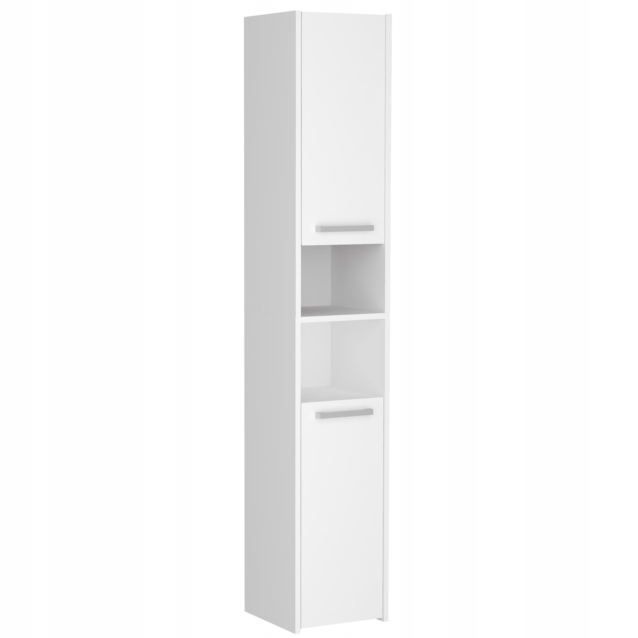 Kúpelňová skrinka - Kúpeľňová skrinka POST 30CM WHITE regál 6 políc