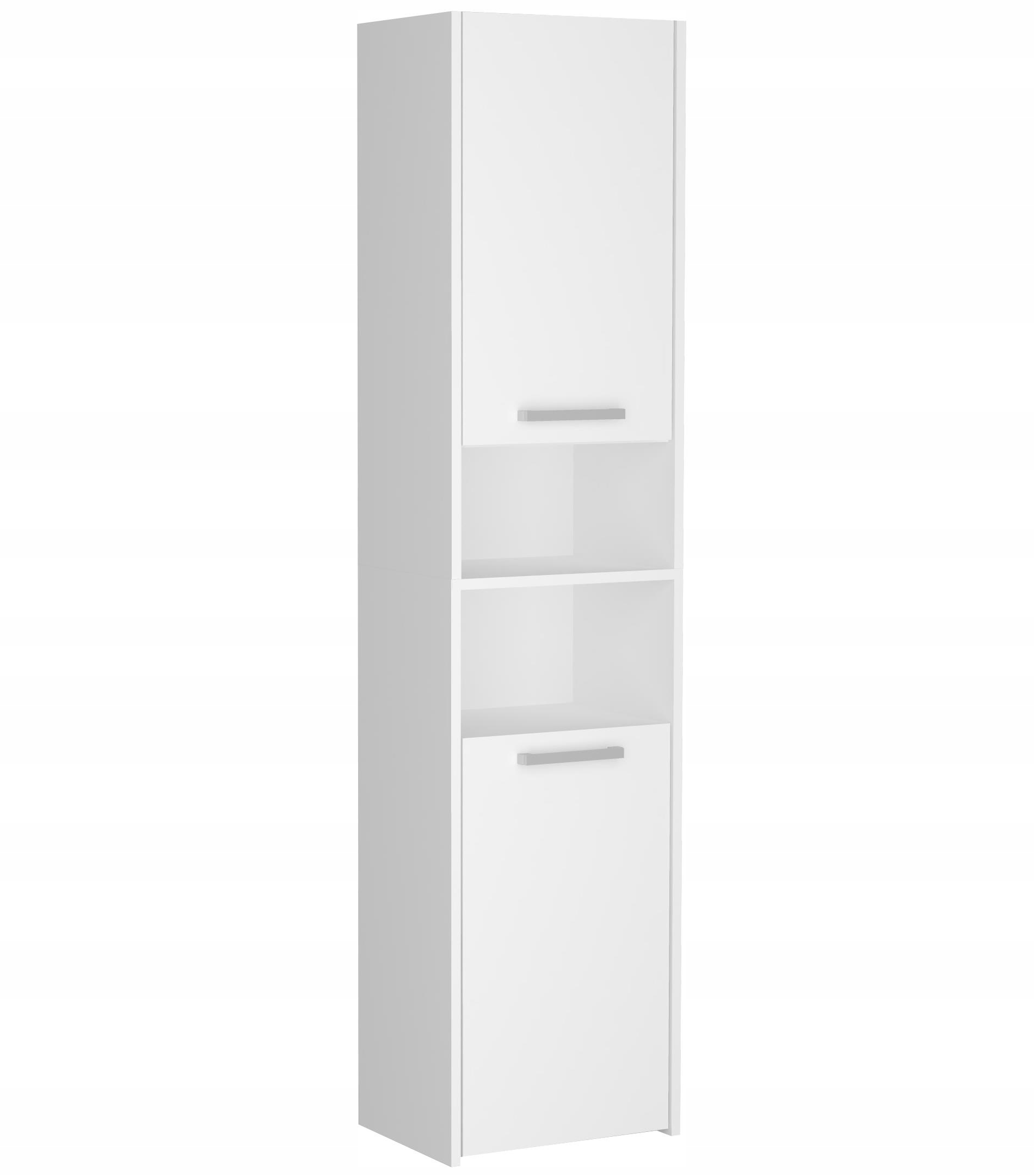 Kúpelňová skrinka - Kúpeľňová skrinka 40cm plak biele 6 políc