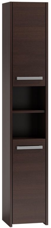 Kúpelňová skrinka - Kúpeľňová skrinka regál 30x170 CM WENGE