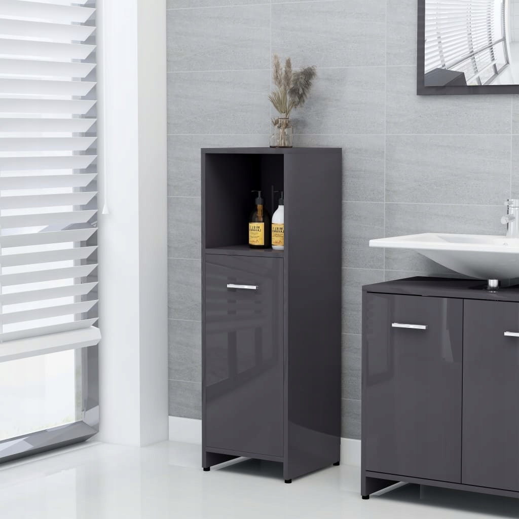 Kúpelňová skrinka - Kúpeľňa kabinet stojaci Pistail Rack Grey