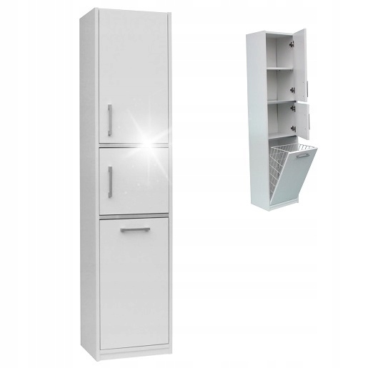 Kúpelňová skrinka - Kúpeľňová skrinka stojaca s košom. szer.40cm P 271K