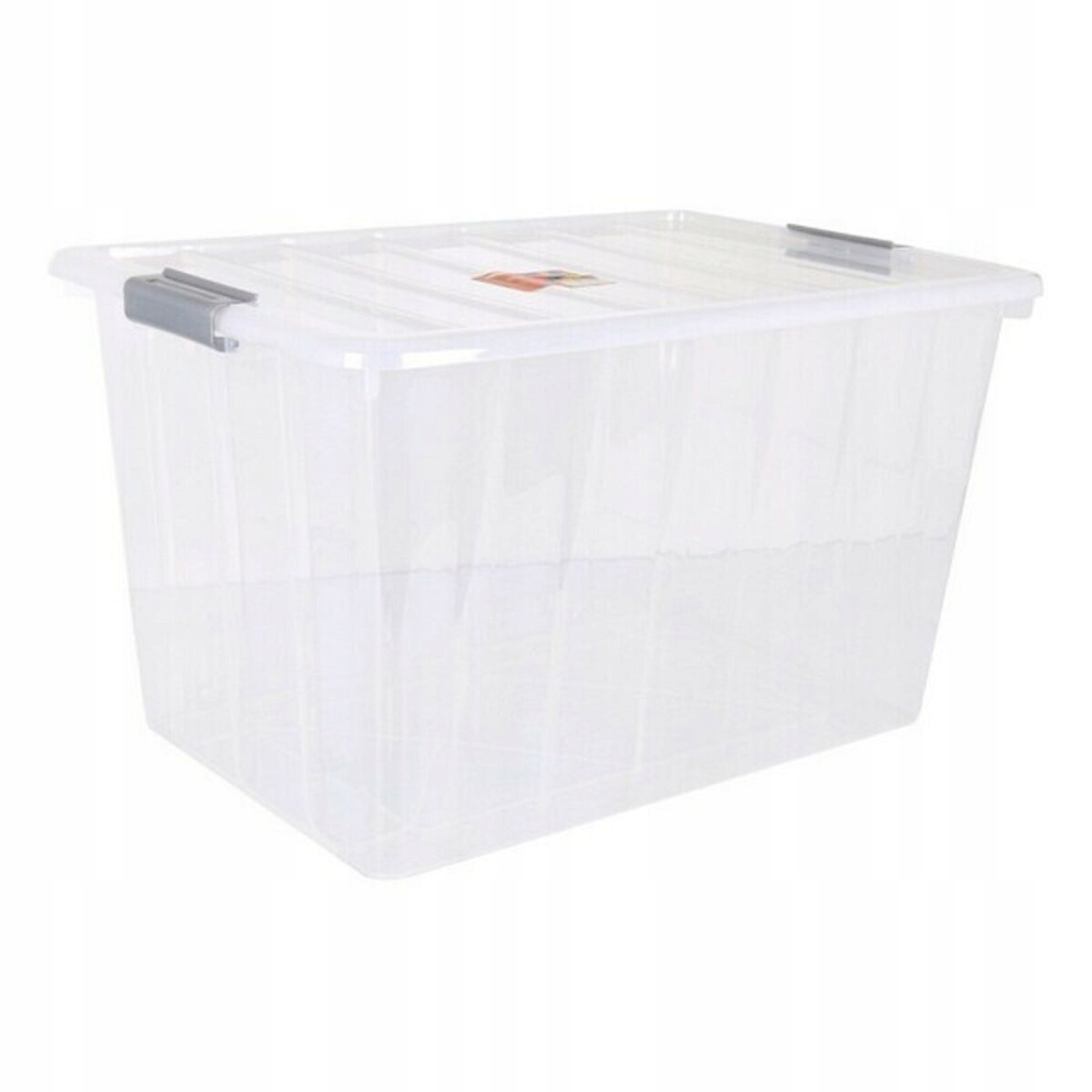 Kúpeľňová sada - Úložná priehradka s thaisovým vekom 80 l Transparent