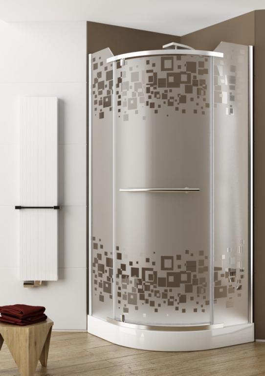 ĽAVÁ stena kabínky PUENTA 80CM MIRAGE AQUAFORM