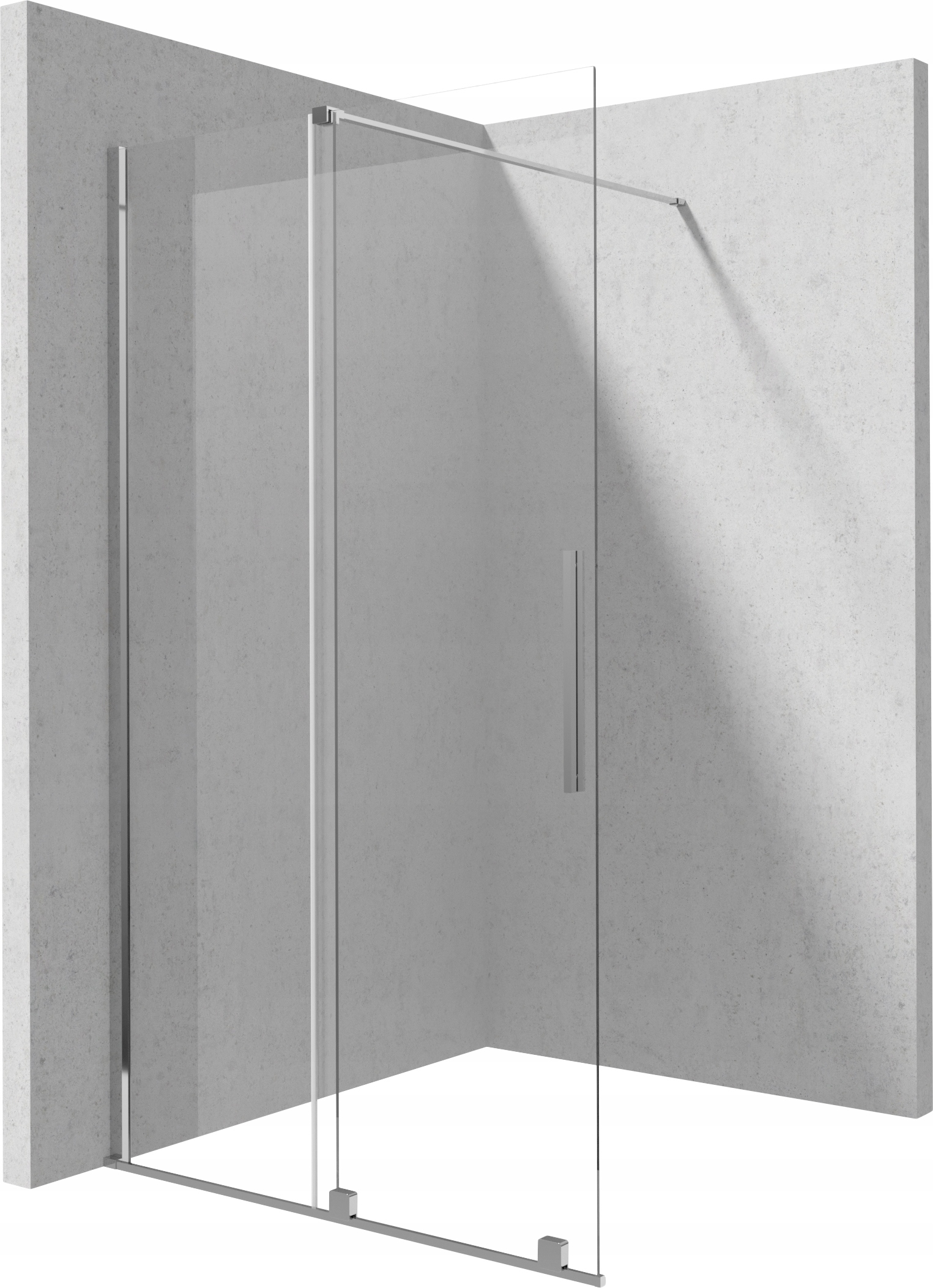 Sprchová zástena - Invalina Walk-in Wall of the Shower 120x200cm Chrome