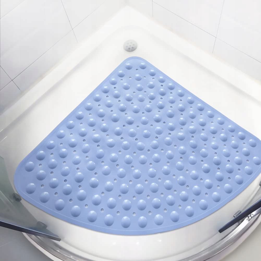 Protišmyková kúpeľňová podložka - Round Carpet, non -slip 80 x 80 cm - kw vzor
