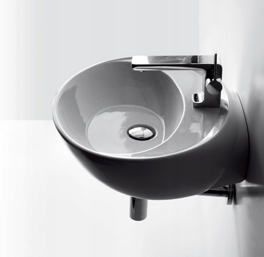 Umývadlo - Simas Bohèmien Wall Washbasin / Trigger. Biela BO10