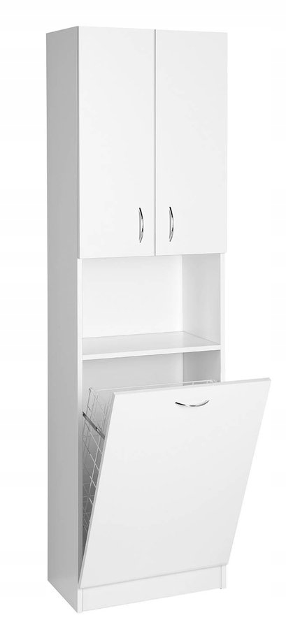 Kúpelňová skrinka - Simplex Eco Vysoká skrinka s košíkom 50x180 cm