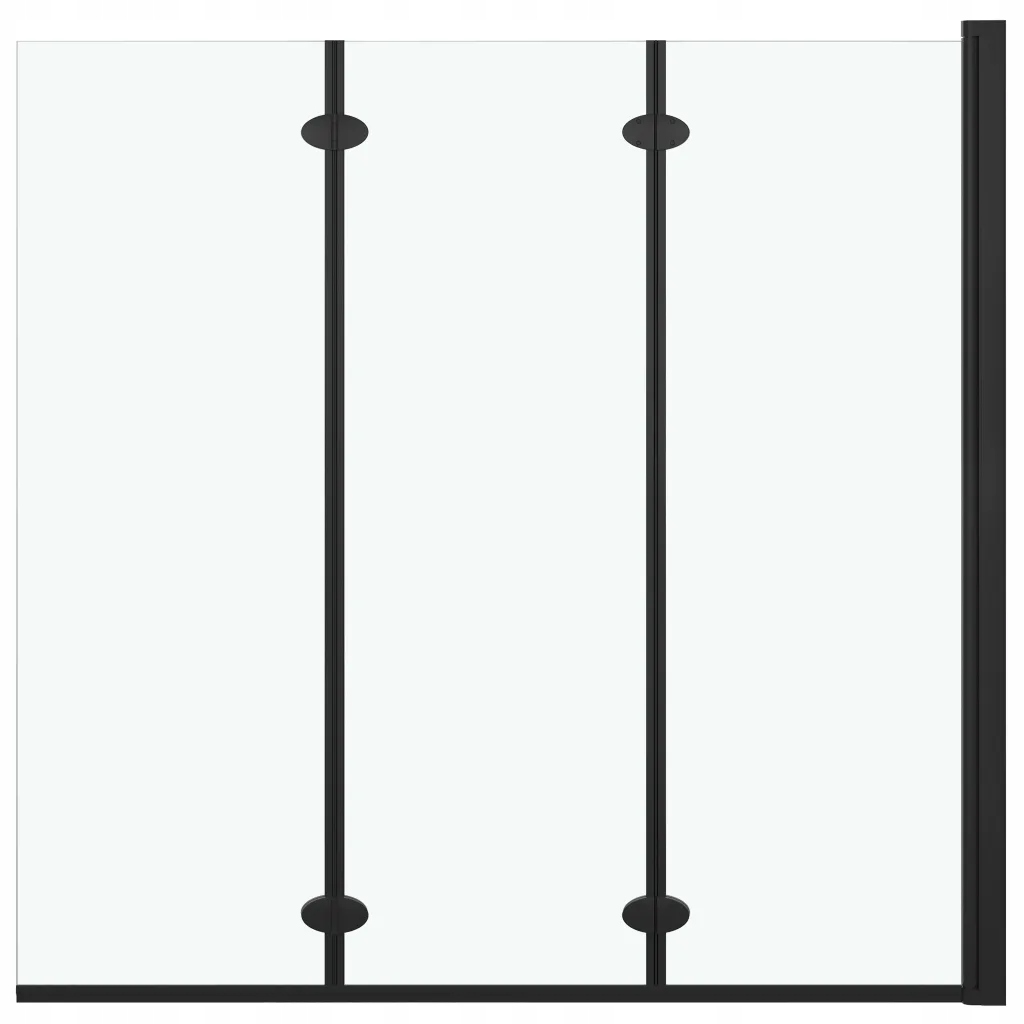 Vaňová zástena - Skríning nápad Black PNJ Factory 100x150 cm RADAWAY