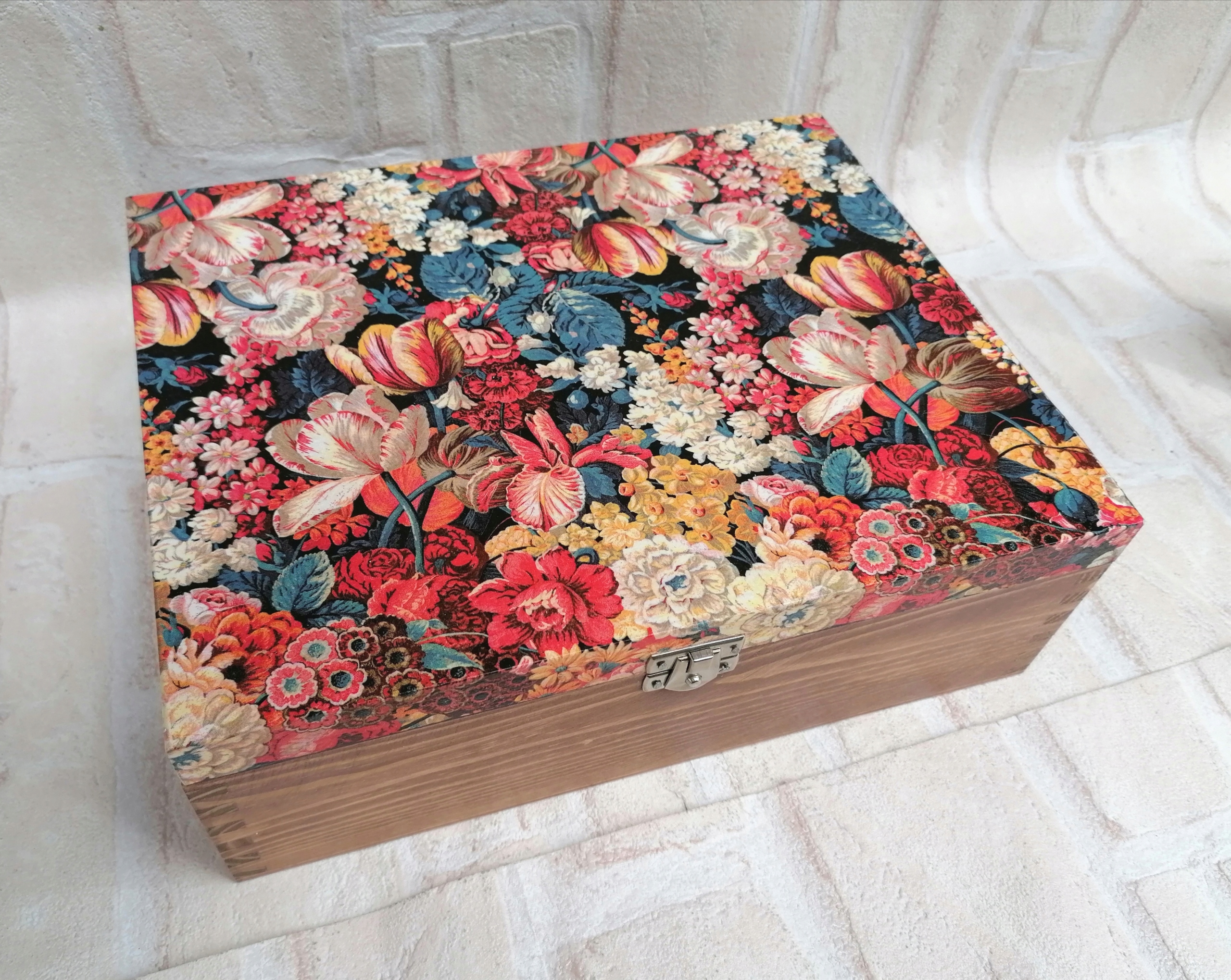 Kúpeľnový organizér -  Box s oddielmi TULIPS