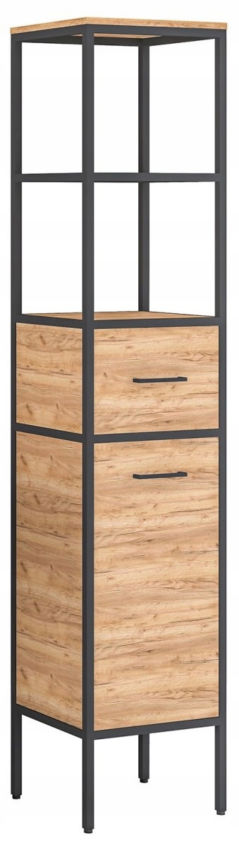 Kúpelňová skrinka - Príspevok so zásuvkami a dvere LOFT