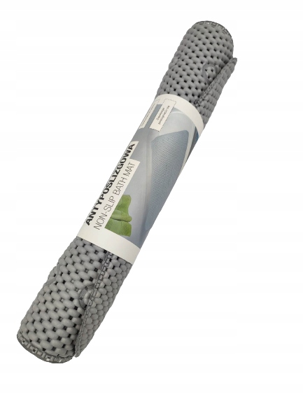 Protišmyková kúpeľňová podložka - Slukee Sleake Assiple Mat 69x40 cm šedá