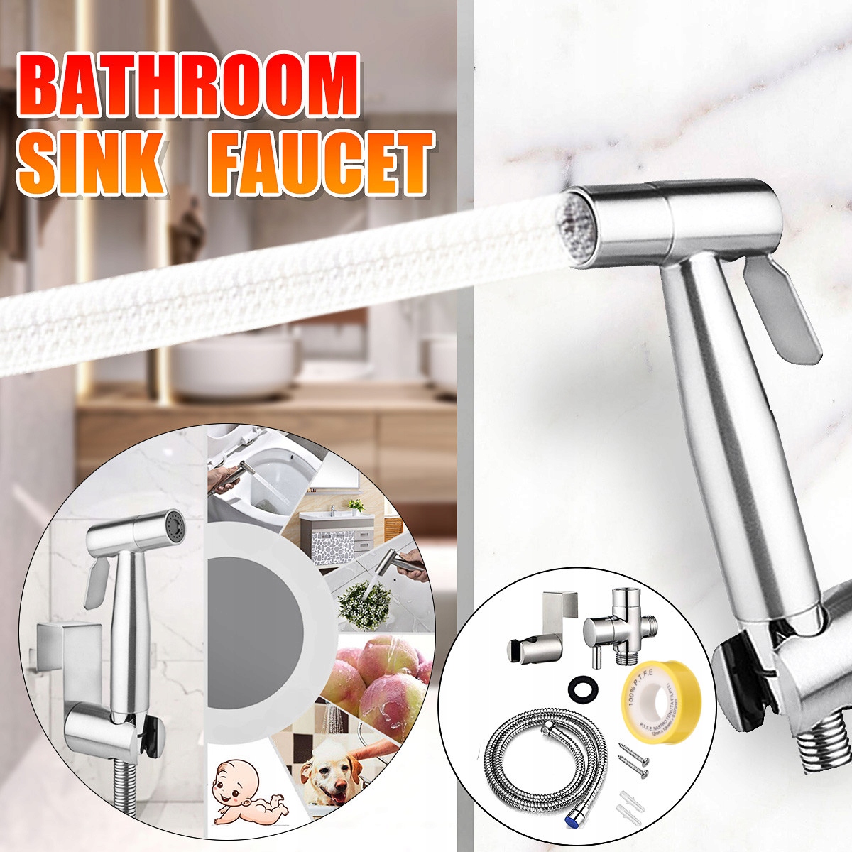 Sprchová tyč - Šampón na kohútiku Salon Salon Soldisk misa smažená salón
