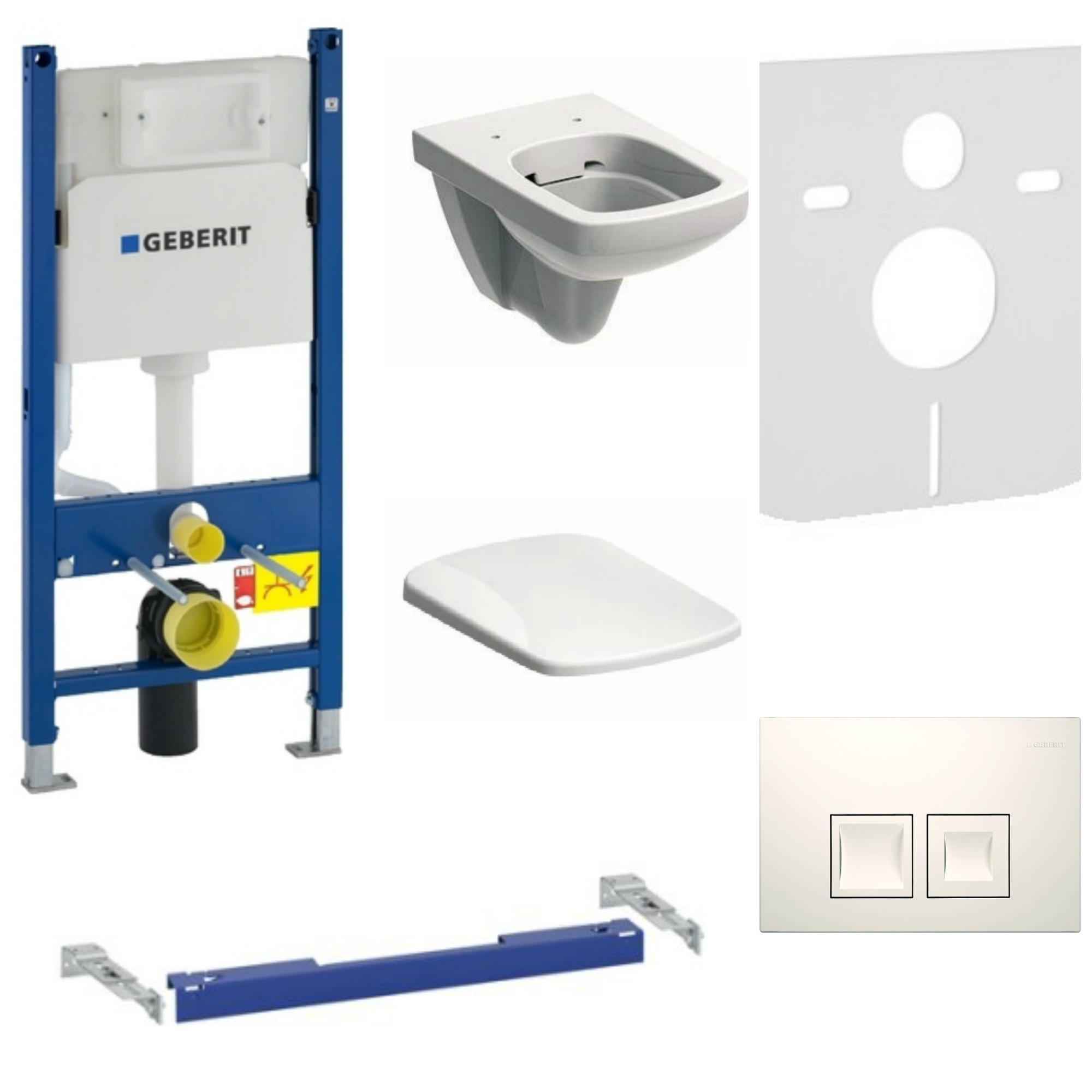 Podomietkový WC modul -  Frame Geberit Bowl Nova Pro Rimfree Board Board