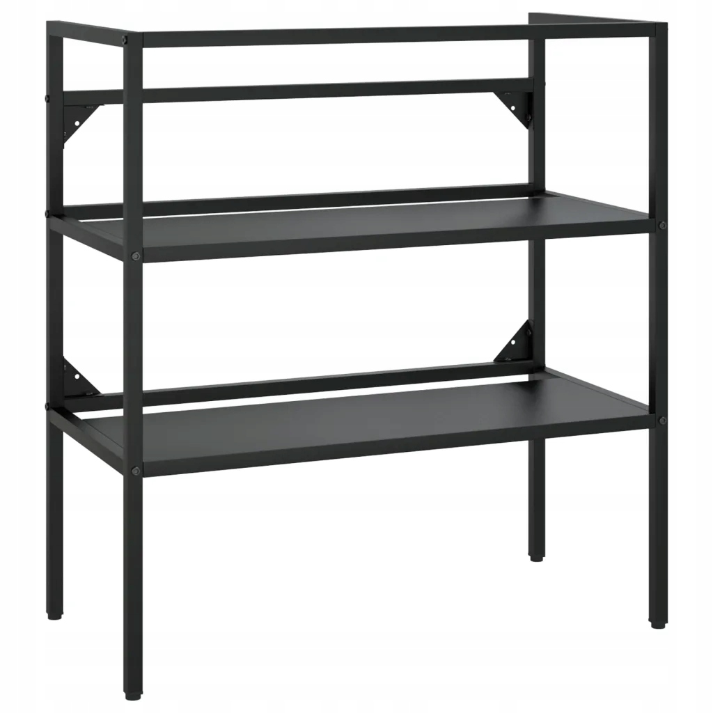 Podomietkový WC modul -  Čierny rámec 79x38x83 cm železo