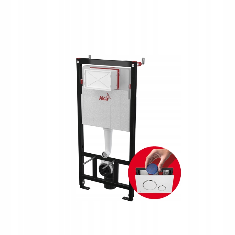 Podomietkový WC modul - Flush -Mounted WC 82 cm 820 Nízka Werit Jomo