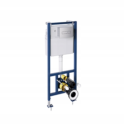 Podomietkový WC modul -  Wcchage zadarmo 112-132 cm+ chrómové tlačidlo