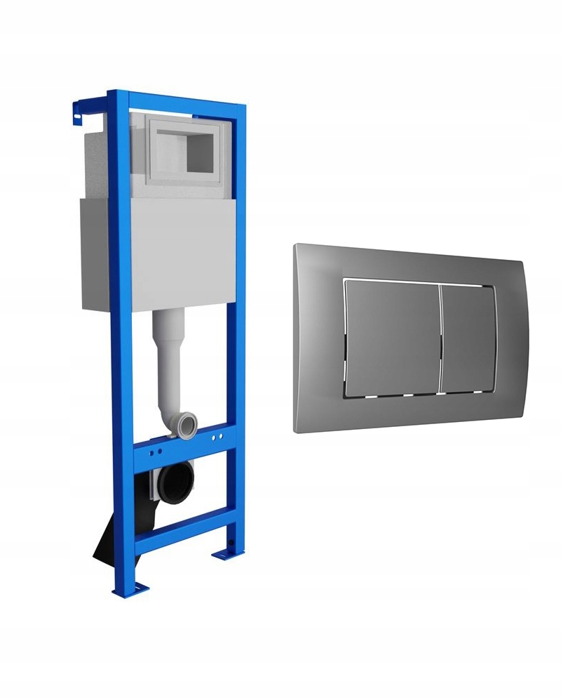 Podomietkový WC modul - WC 40 cm skrytý rám + tlačidlo - Lavita