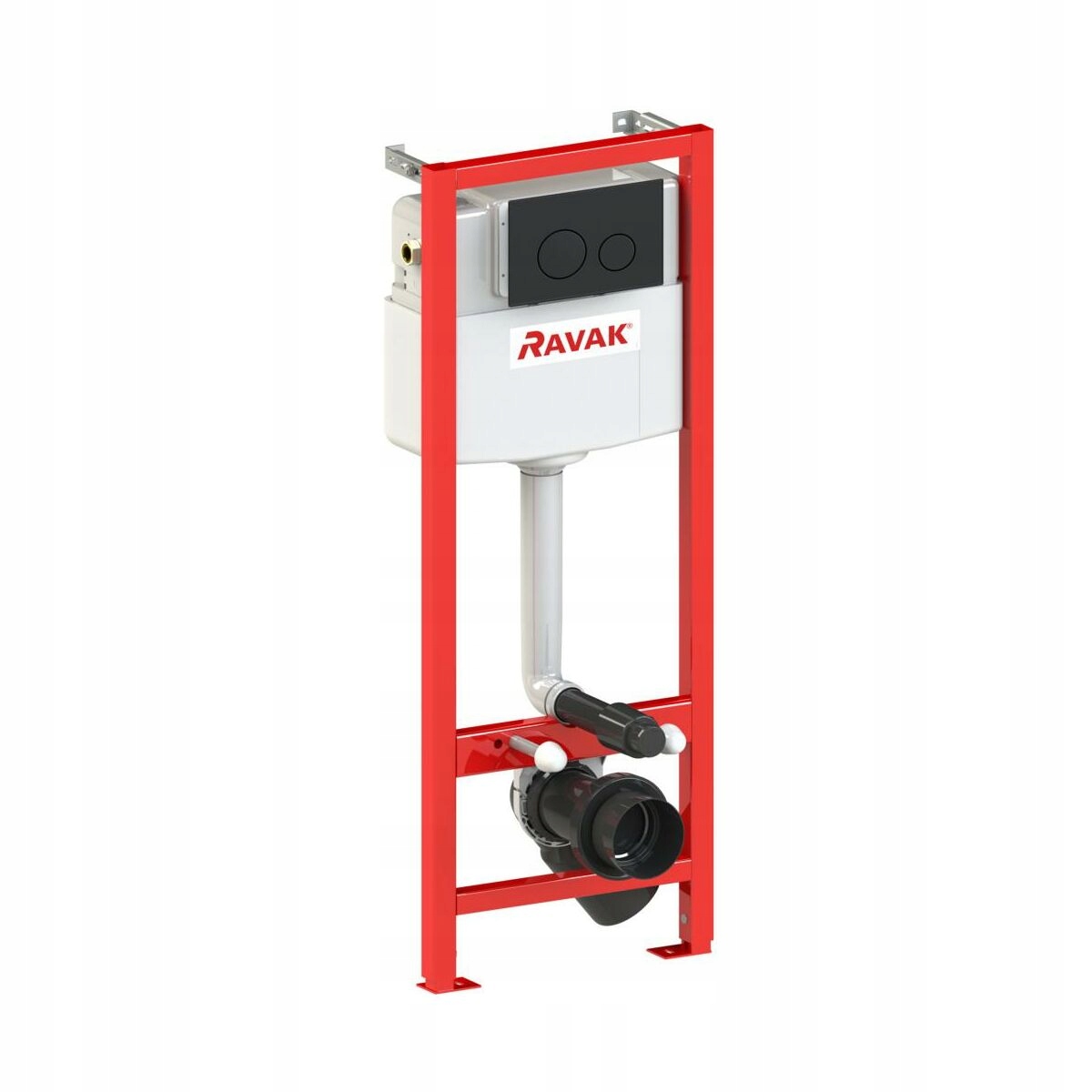 Podomietkový WC modul -  Black Ravak Flush -Mounted WC