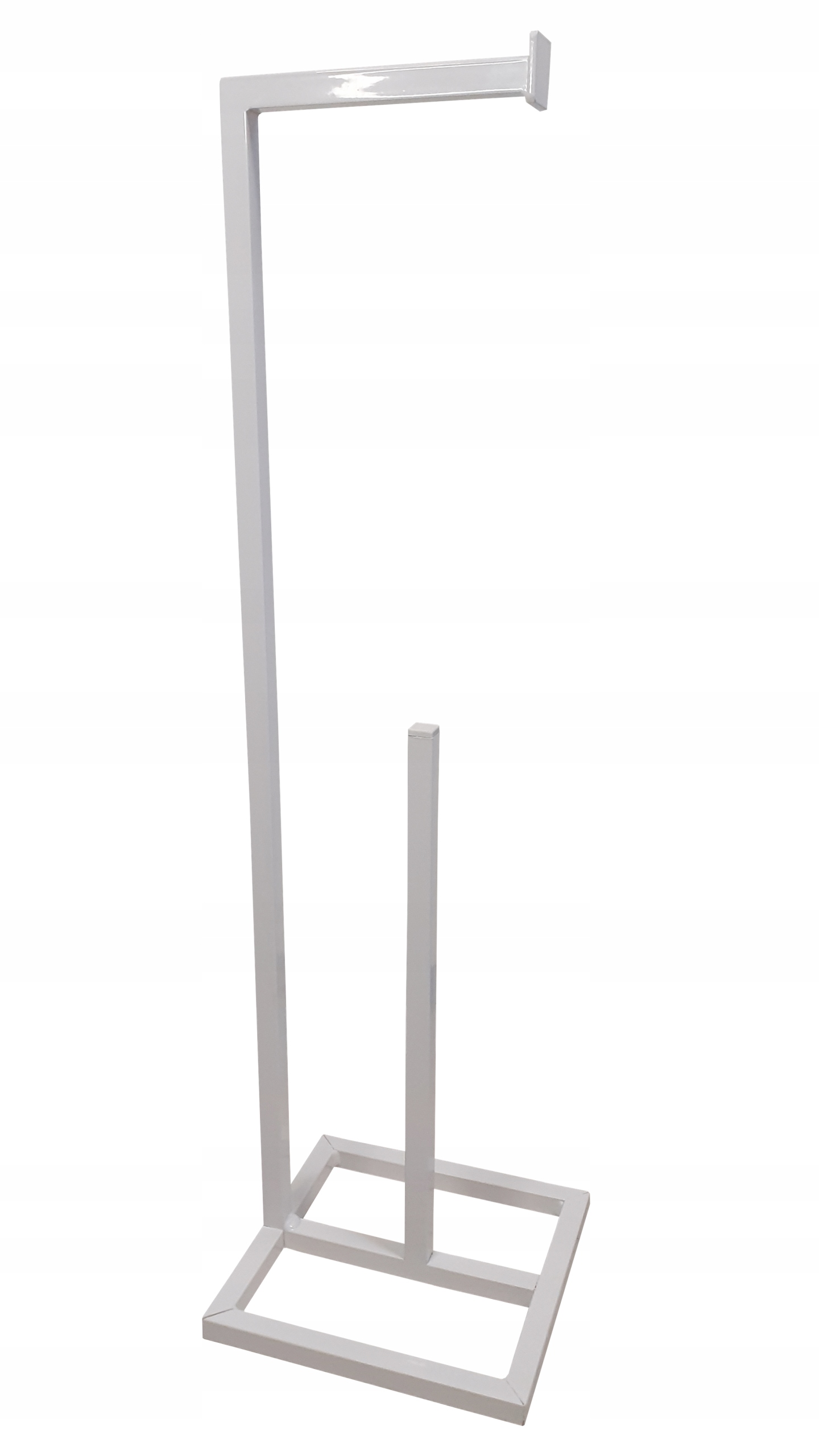 Držiak na toaletný papier - 70 cm stojan na toaletný papier s bielym podkrovím