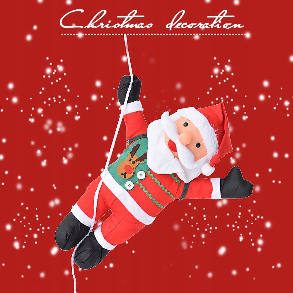 Santa Claus visí dekorácie vianočného stromu Zaba Doll Doll