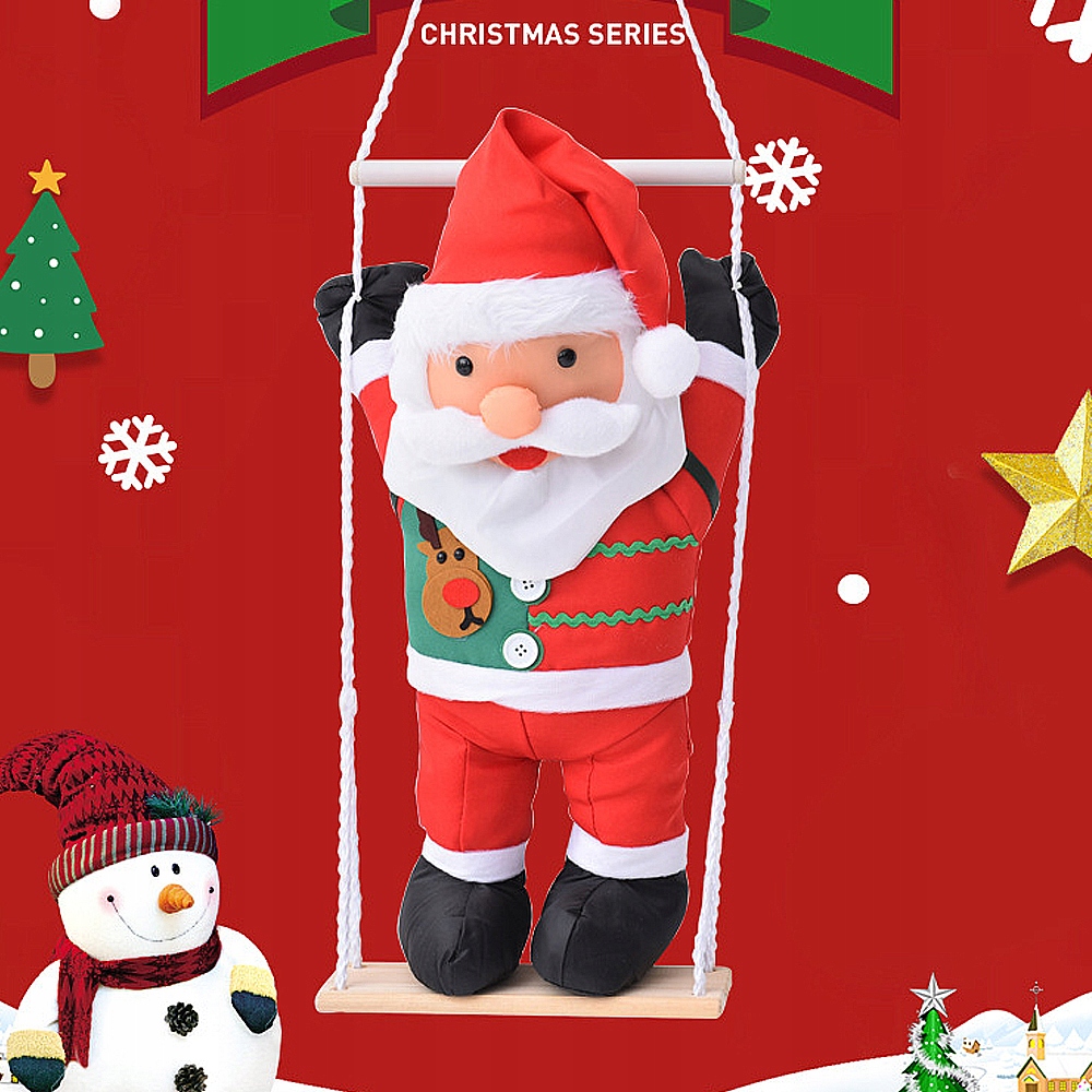 Santa Claus zavesiť vianočné ozdoby Vianoce y h