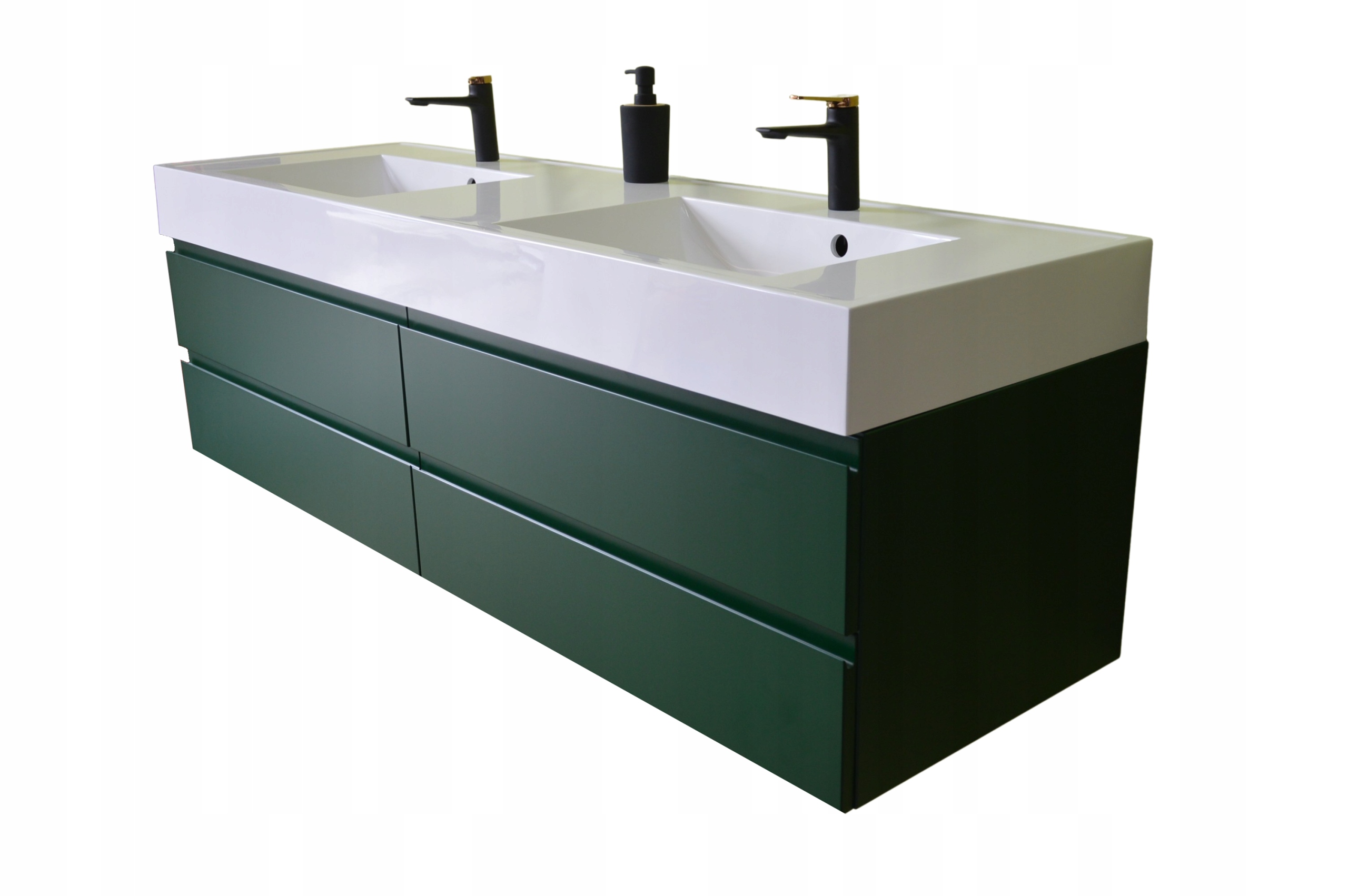 Kúpelňová skrinka - Skrinky Deo Green Bottle Mat 140x50