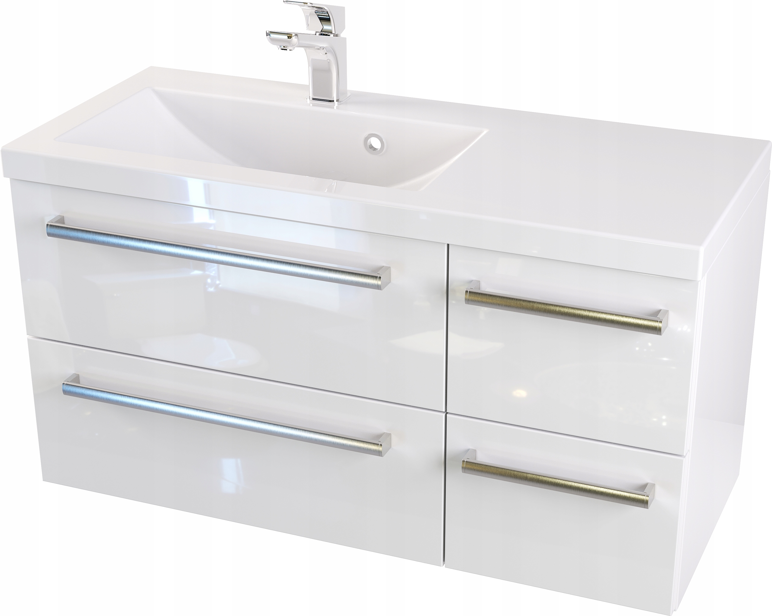 Kúpelňová skrinka - Kúpeľňová skrinka s Athos 90 cm szbasin