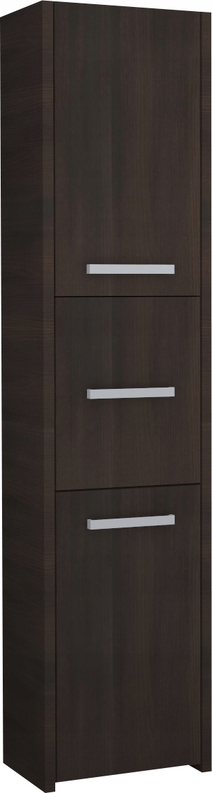 Kúpelňová skrinka - Kúpeľňová skrinka 40cm 3 dvierka wenge stĺpik
